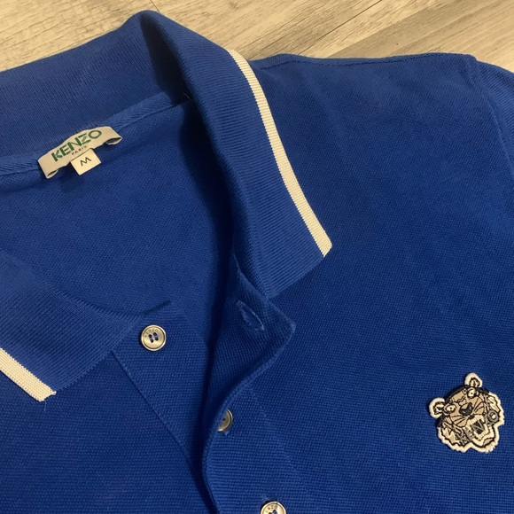 Designer Kenzo Polo Longsleeve Shirt - Picture 2 of 3